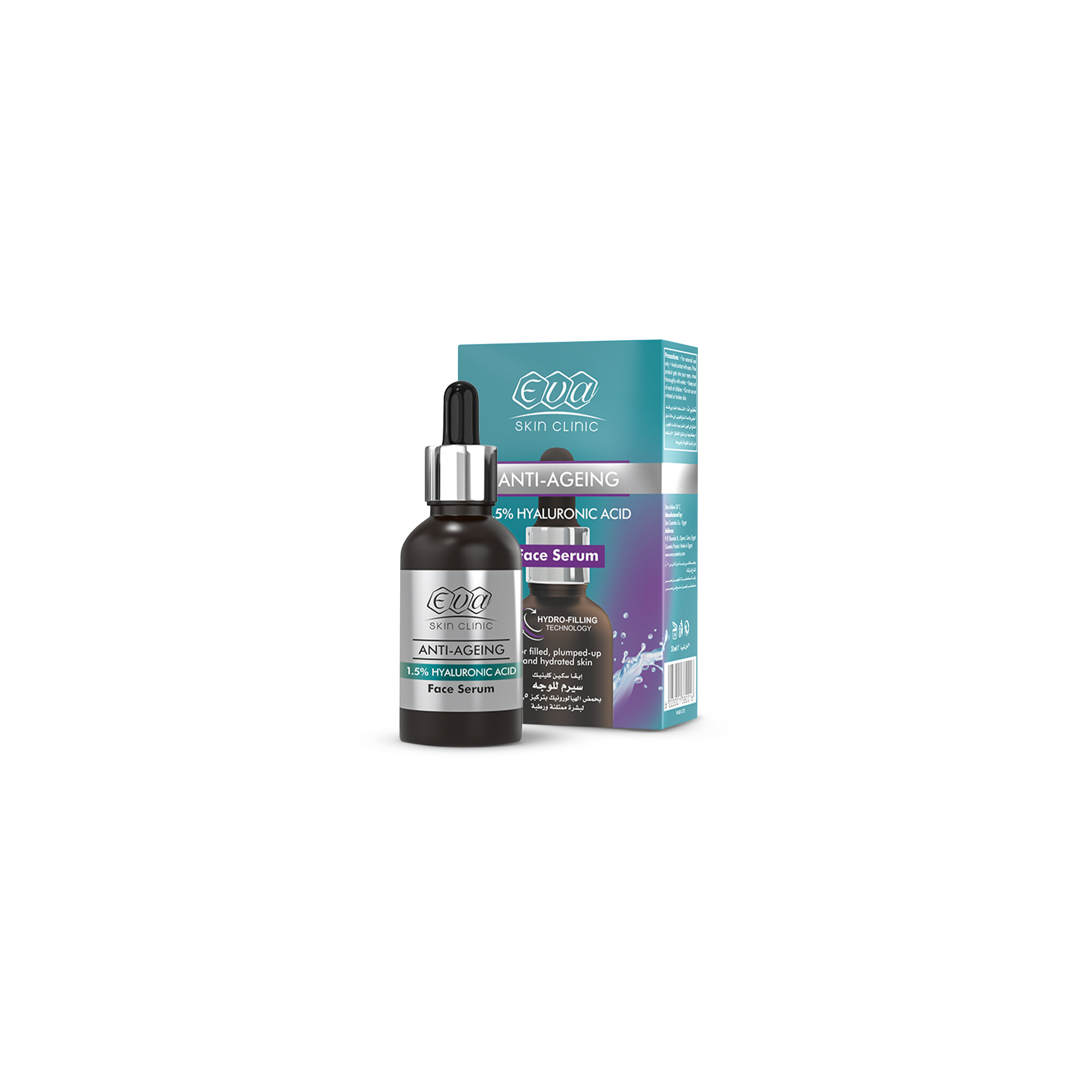 Eva Anti-Ageing Face Serum 1.5% Hyaluronic Acid 30ml