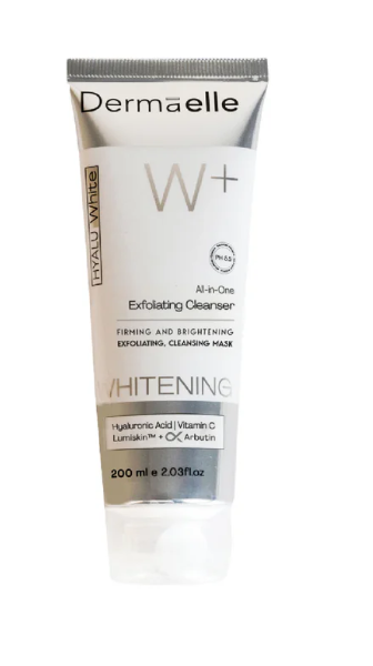 Dermaelle Hyaluwhite All-in-One Exfoliating Cleanser 200ml