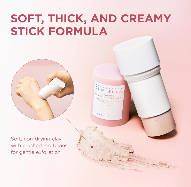 Skin1004 Madagascar Centella poremizing quick clay stick mask 27gm