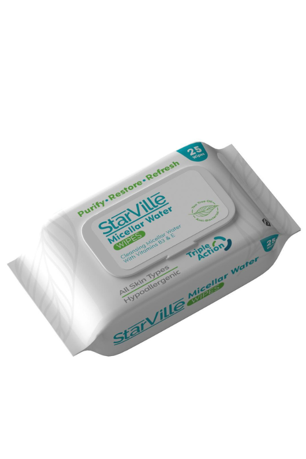 Starville Micellar Water Wipes 25PCS