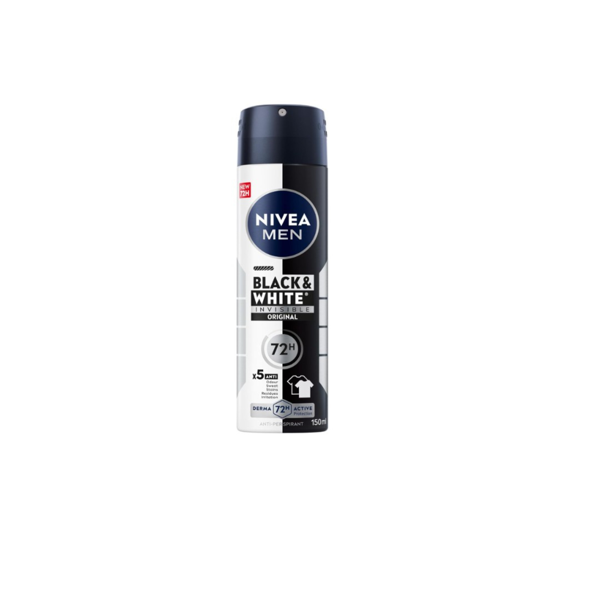 Nivea Men Anti-Perspirant Black And White Invisible Original Deodorant Spray 150ml