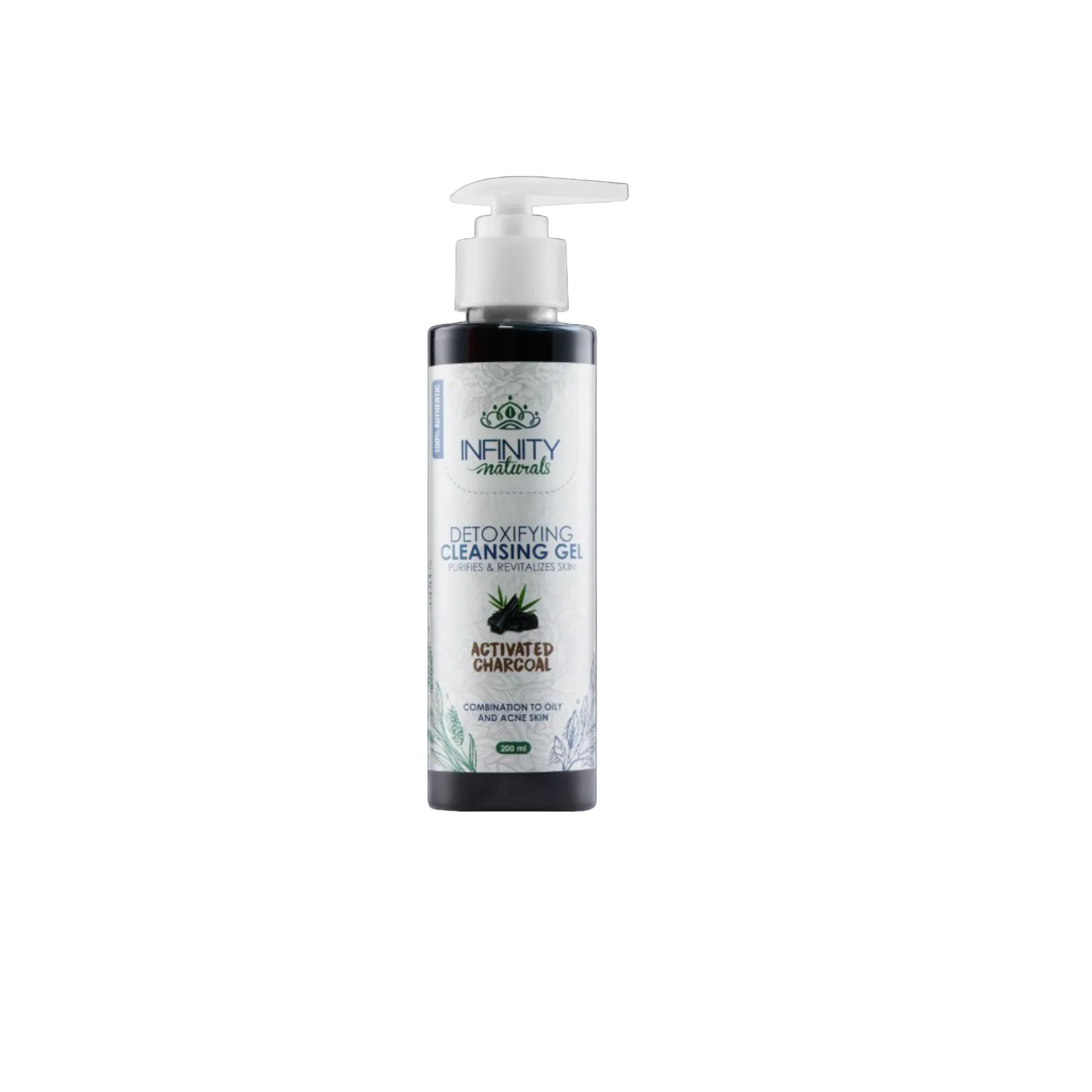 Infinty Detoxifying Cleansing Gel Activated Charcoal 200ml
