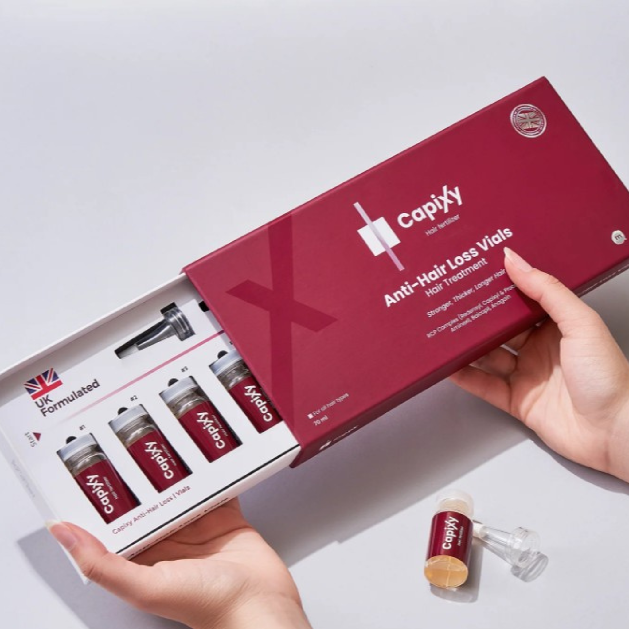 Capixy Anti-Hair Loos Vials Hair Treatment Ampoules 70ml