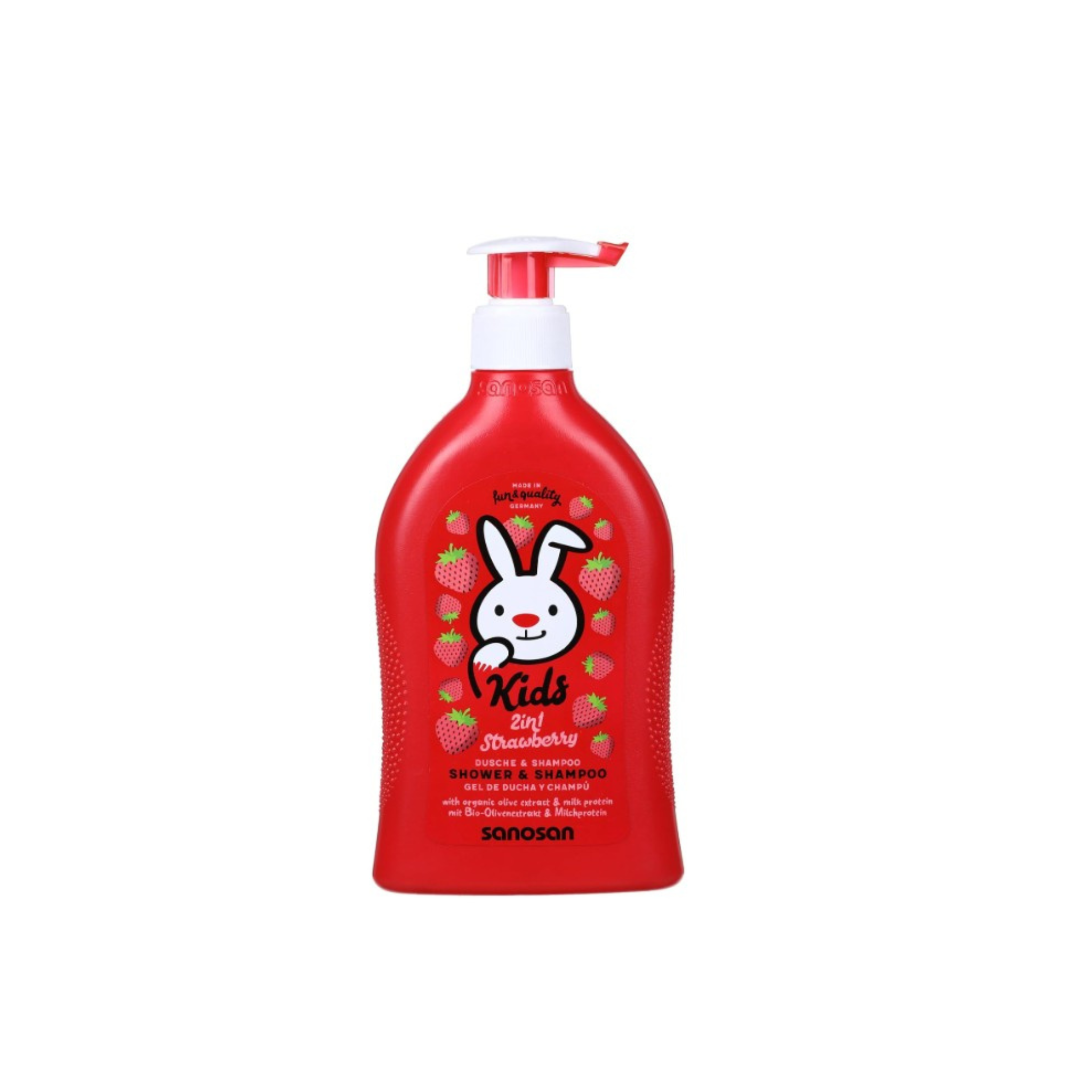 Sanosan Kids 2in1 Strawberry Shampoo And Shower 400ml
