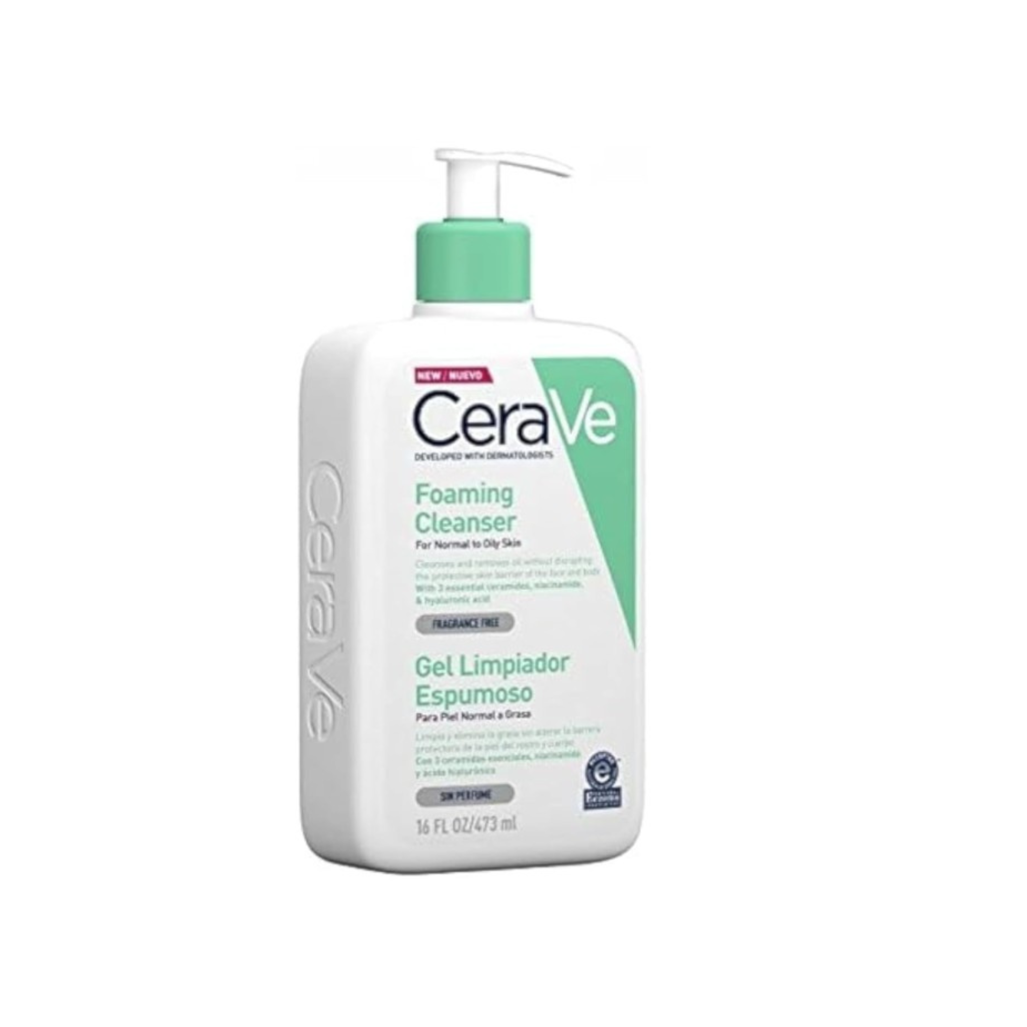 Cerave Foaming Facial Cleanser Gel For Normal to Oily Skin 473ml