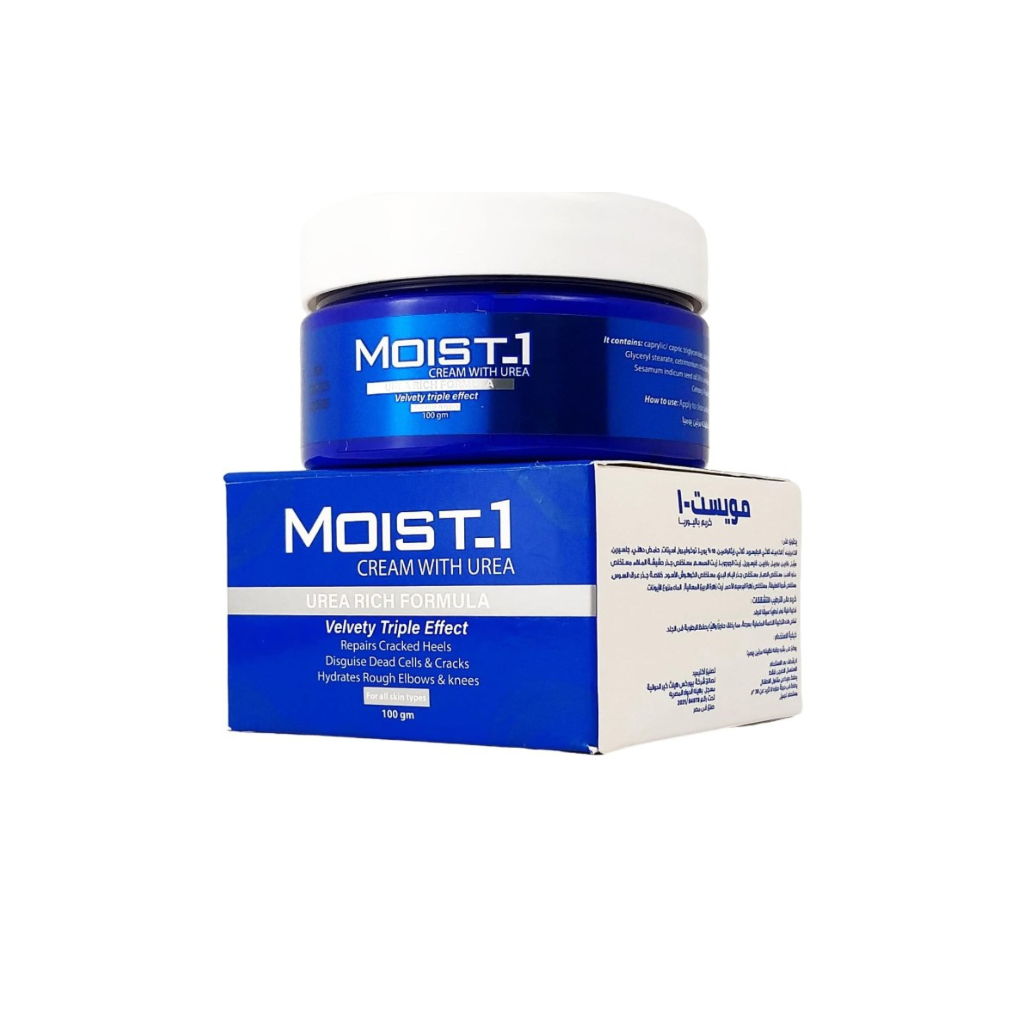 Moist-1 Cream With Urea Velvety Triple Effect 100gm