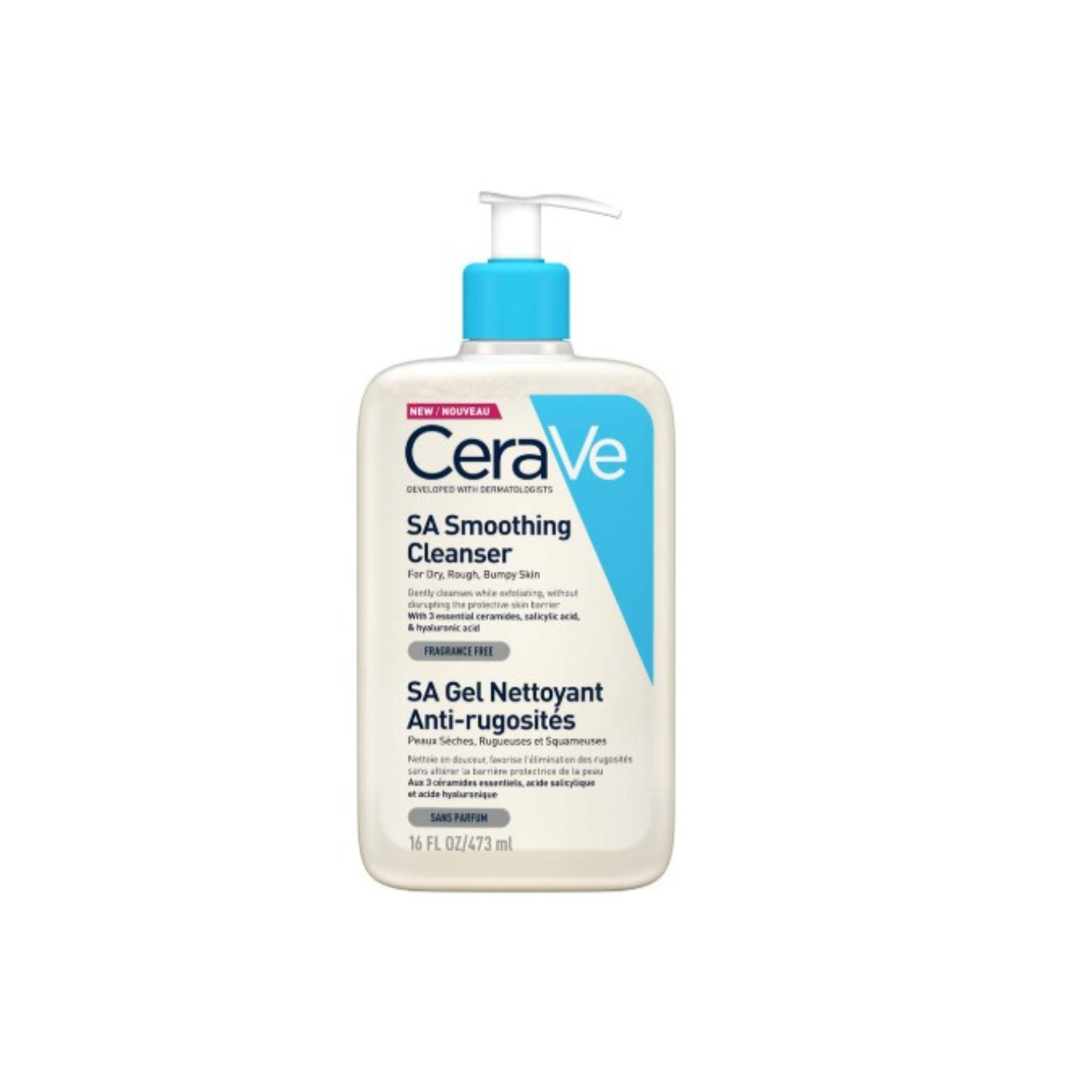 Cerave Sa Smoothing Cleanser SA Gel Nettoyant Anti-Rugosites 473ml