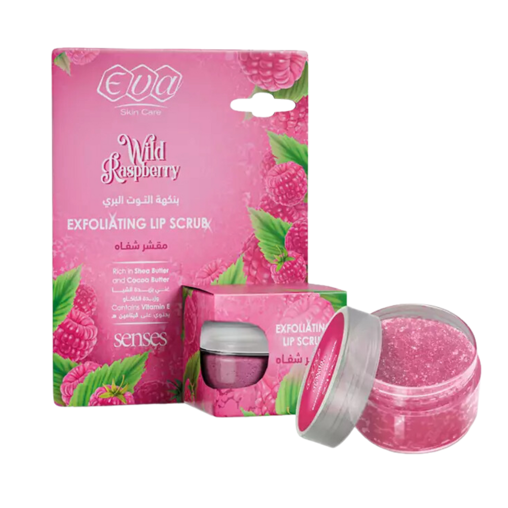 Eva Skin Care Exfoliating Lip Scrub Raspberry Flavored 20gm