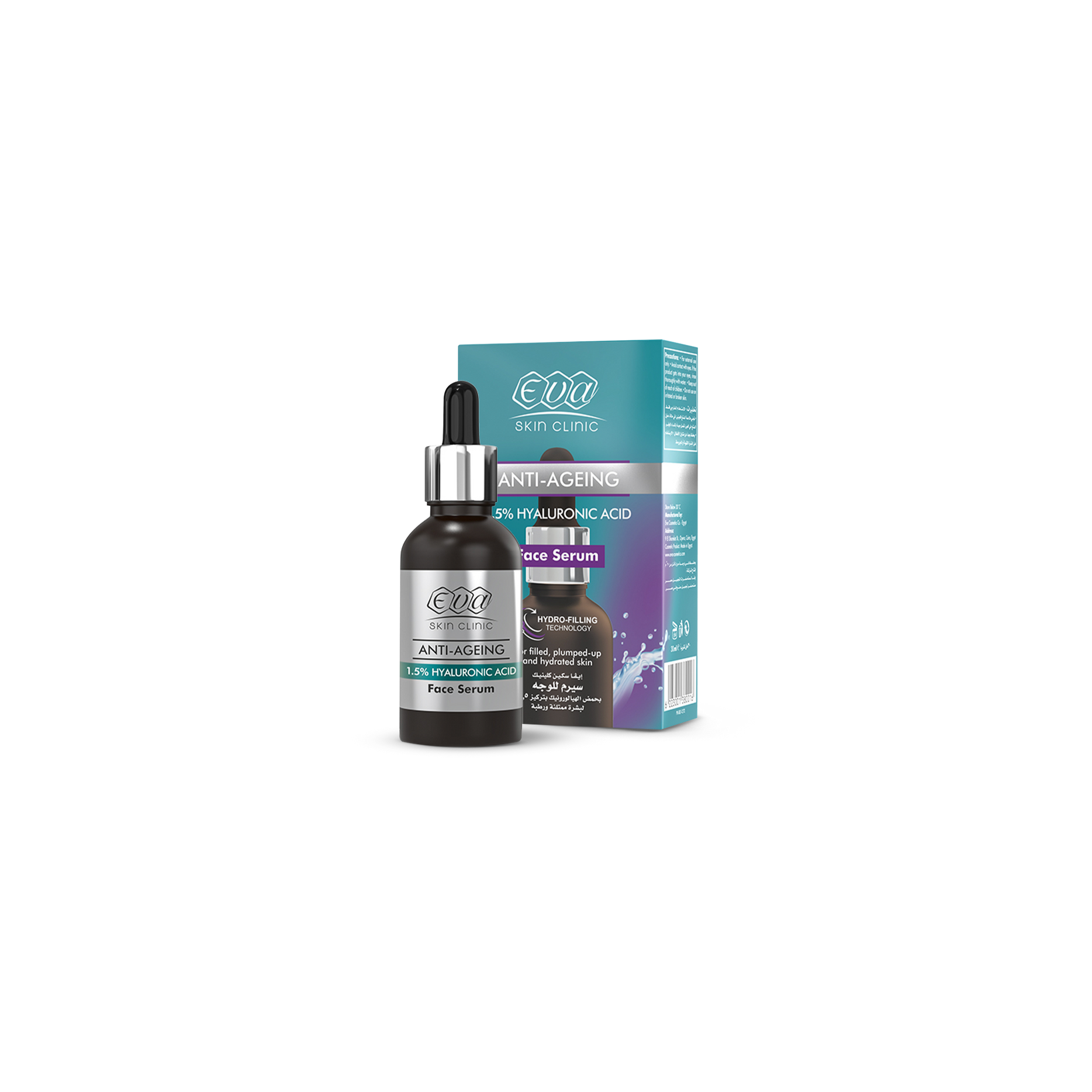 Eva Anti-Ageing Face Serum 1.5% Hyaluronic Acid 30ml