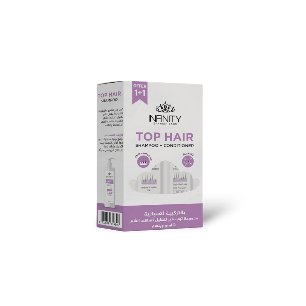 Infinty Top Hair Shampoo And Conditioner Offer "Blue" 250ml For Each One