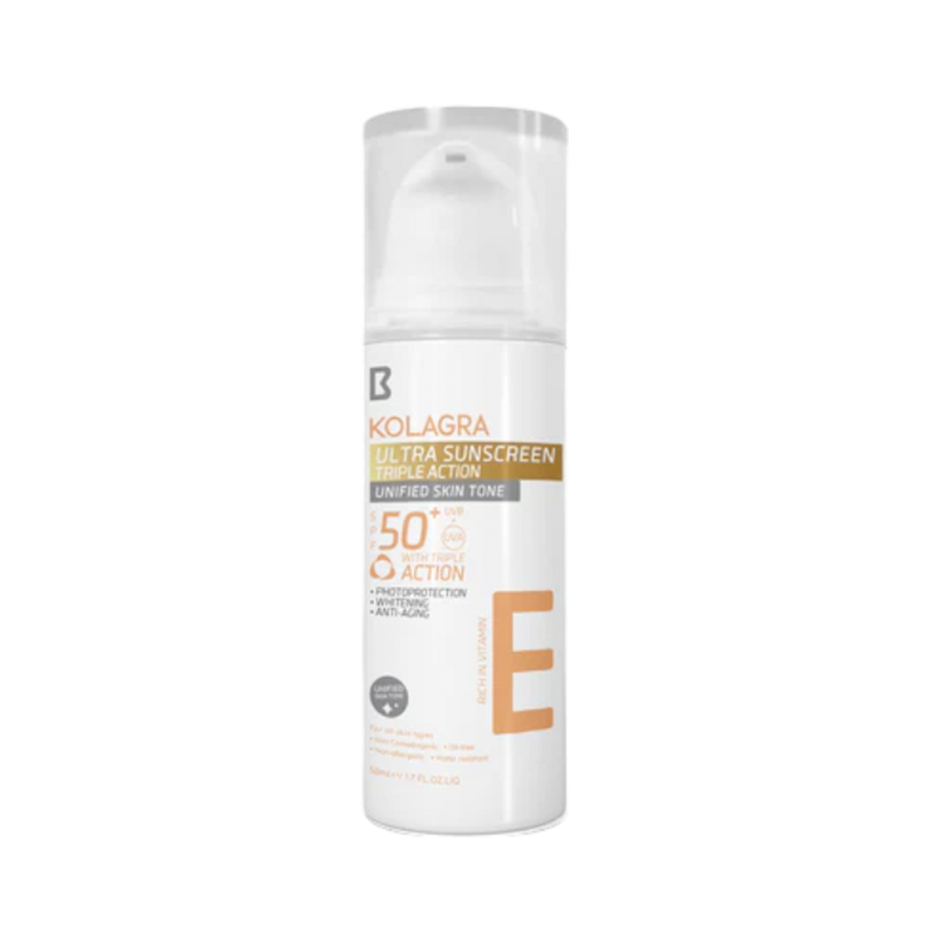 Kolagra Sunscreen Ultra Triple Action SPF50+  50ml