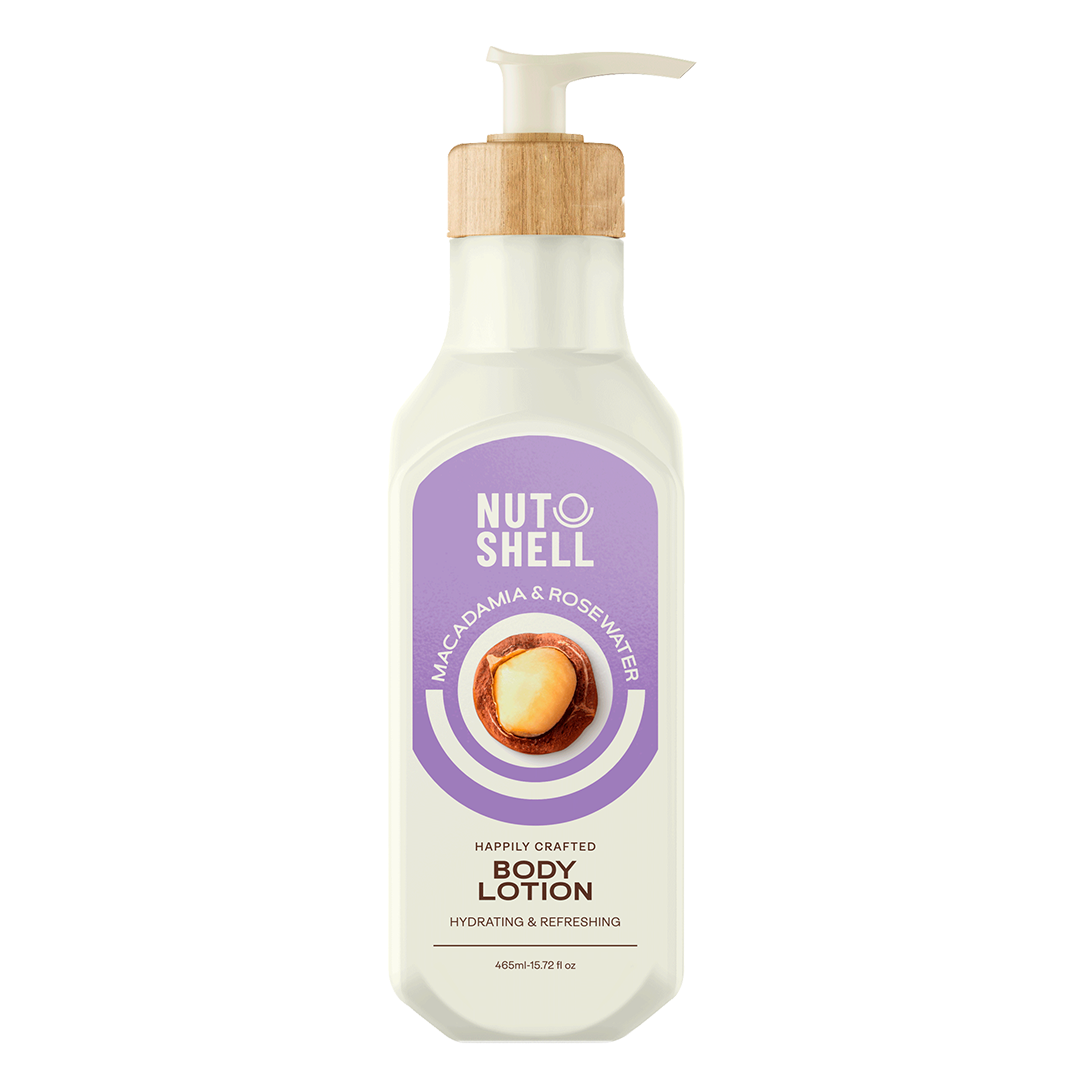 Nutshell Macadamia And Rose Water Body Lotion 465ml