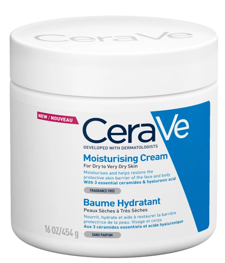 Cerave Moisturising Cream Baume Hydratant For Dry to Very Dry Skin 454gm