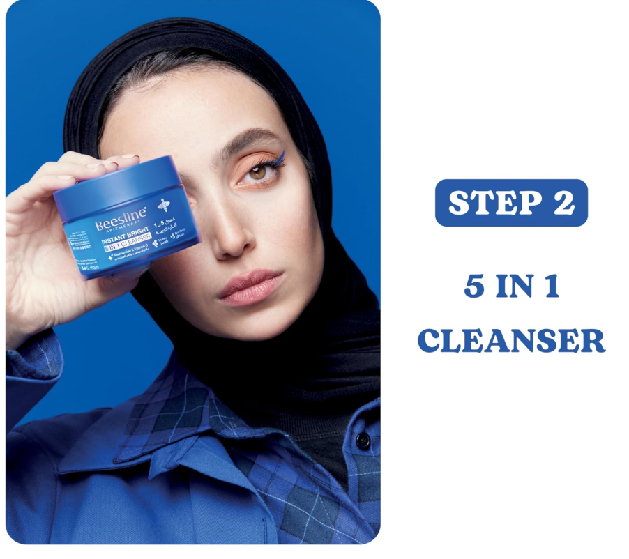 Beesline Instant Bright 5 in 1 Cleanser 150ml