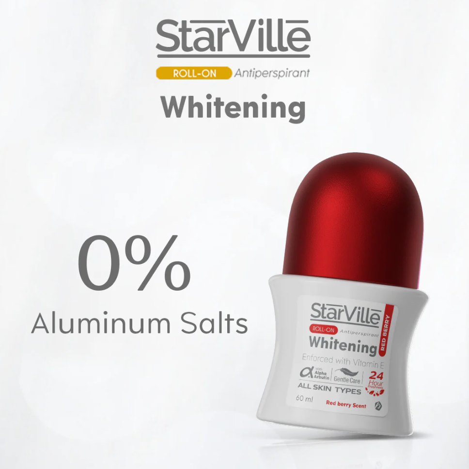 Starville Whitening Roll on Redberry Scent 60ml
