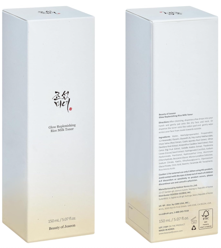 Beauty Of Joseon Glow Replenishing Rice Milk 150ml