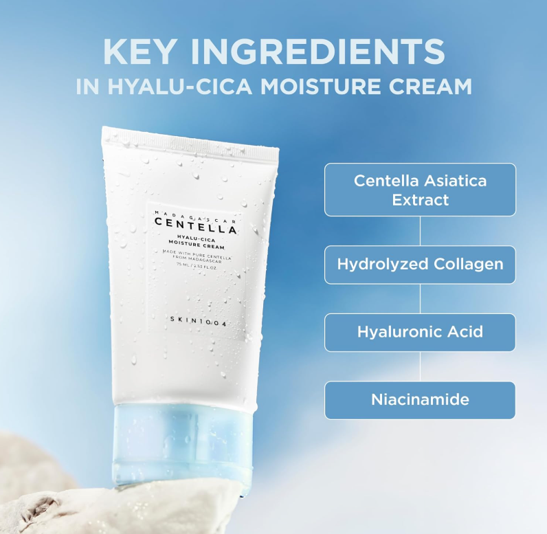 Skin1004 Madagascar Centella Hyalu-Cica Moisture Cream 75ml