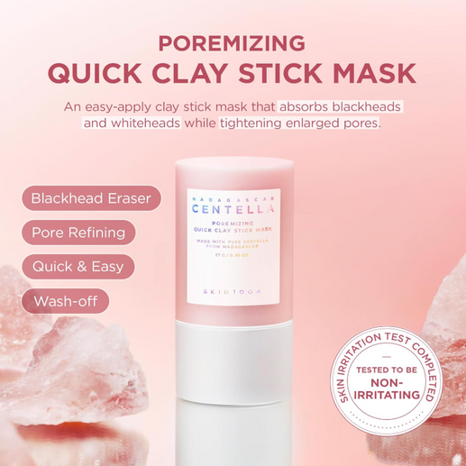 Skin1004 Madagascar Centella poremizing quick clay stick mask 27gm