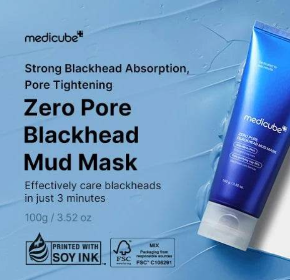 Medicube Zero Pore Blackhead Mud Mask 100gm
