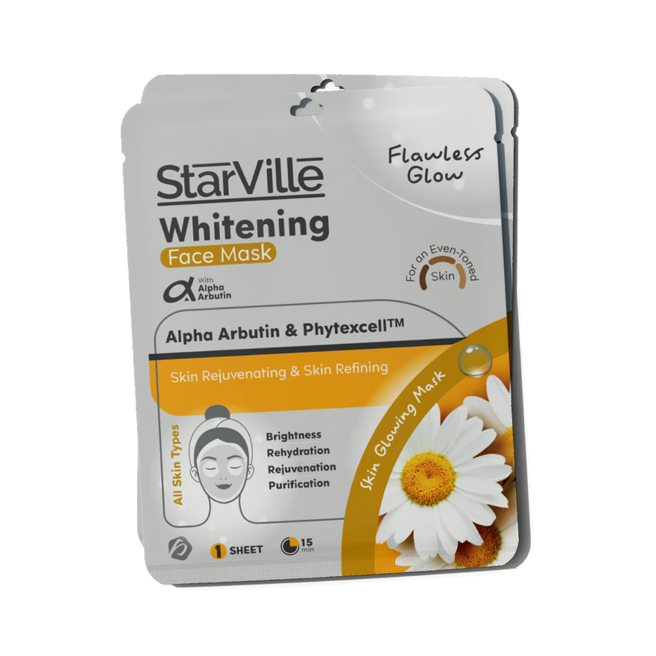 Starville Whitening Face Mask Alpha Arbutin & Phytexcell