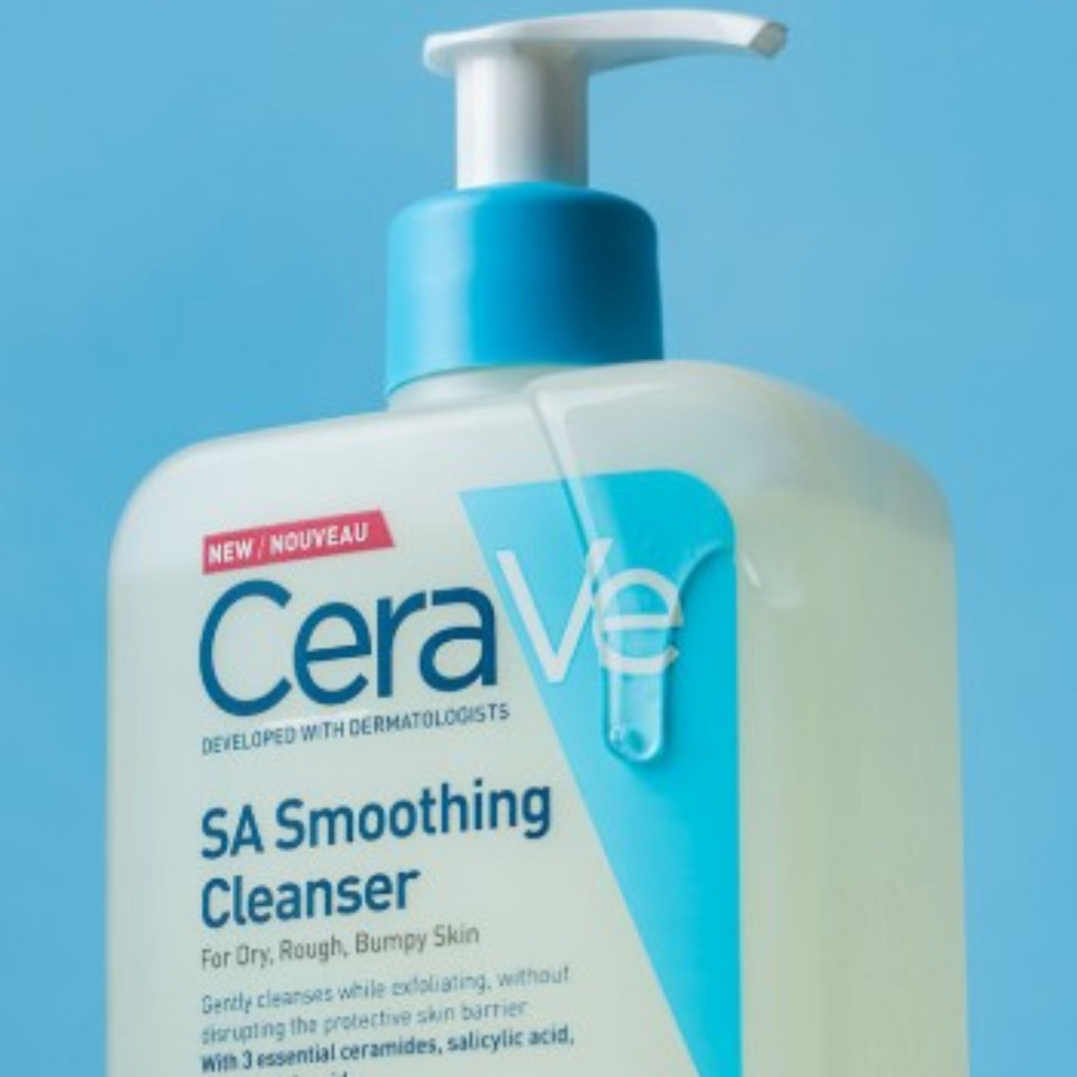 Cerave Sa Smoothing Cleanser SA Gel Nettoyant Anti-Rugosites 473ml
