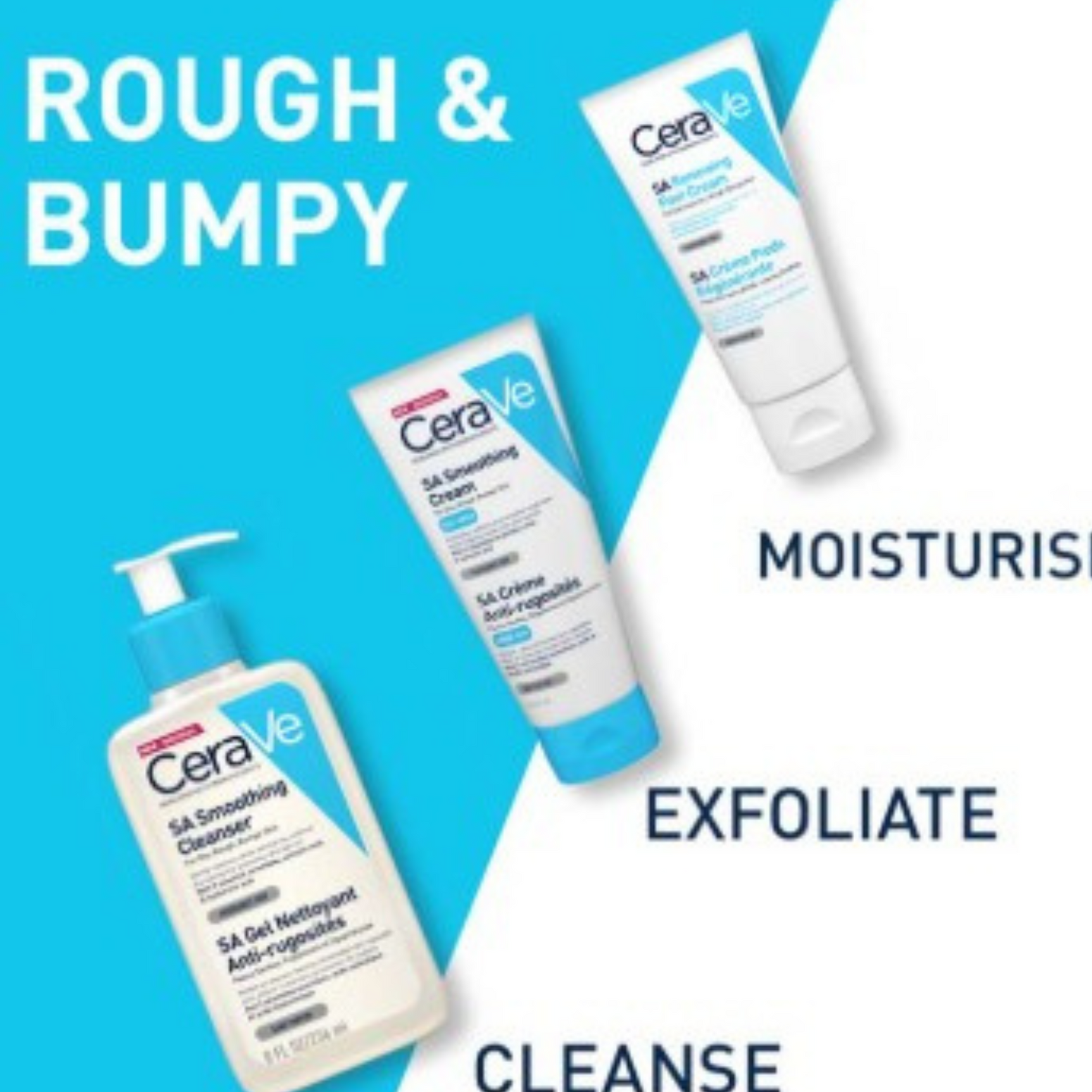 Cerave Sa Smoothing Cleanser SA Gel Nettoyant Anti-Rugosites 473ml