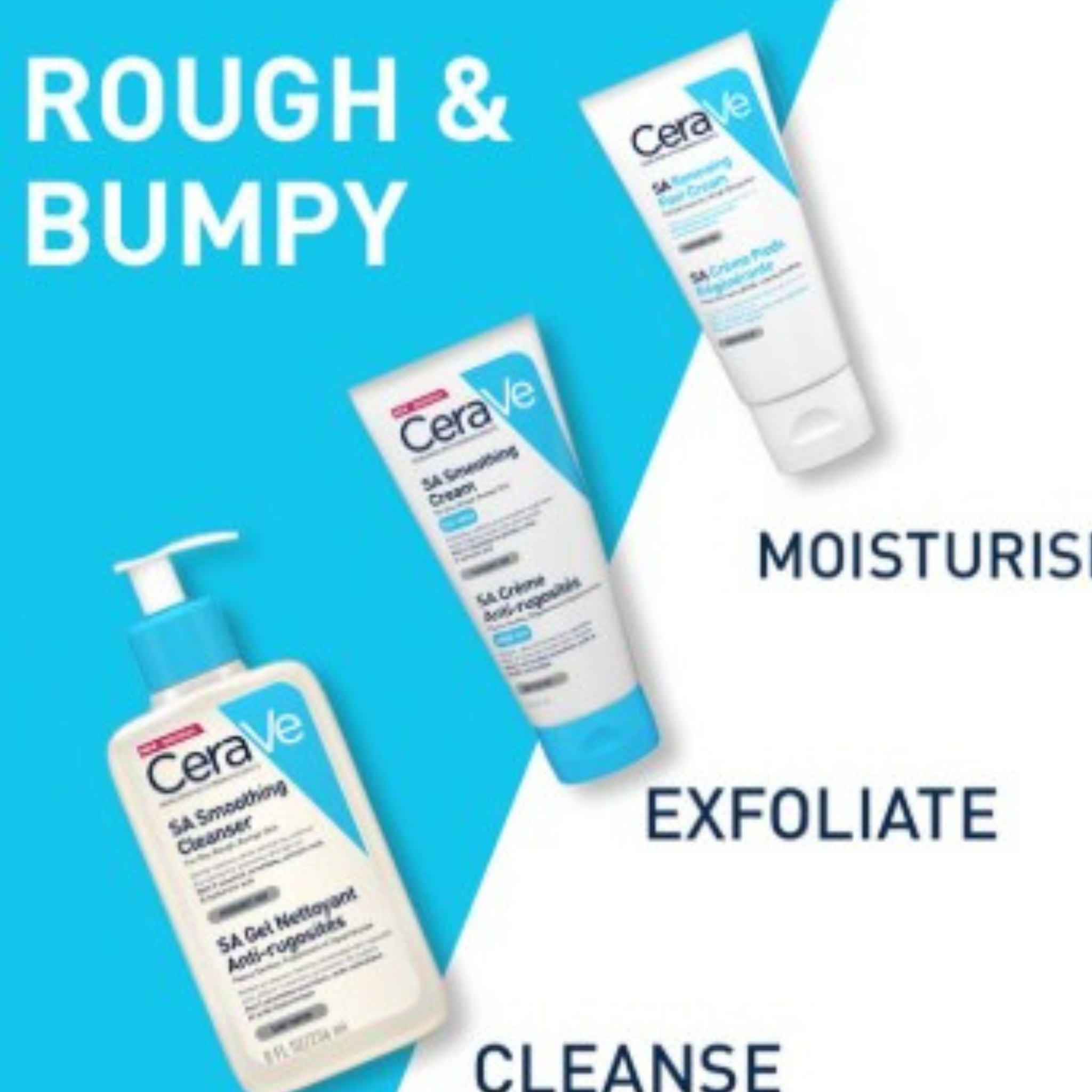 Cerave Sa Smoothing Cleanser SA Gel Nettoyant Anti-Rugosites 473ml