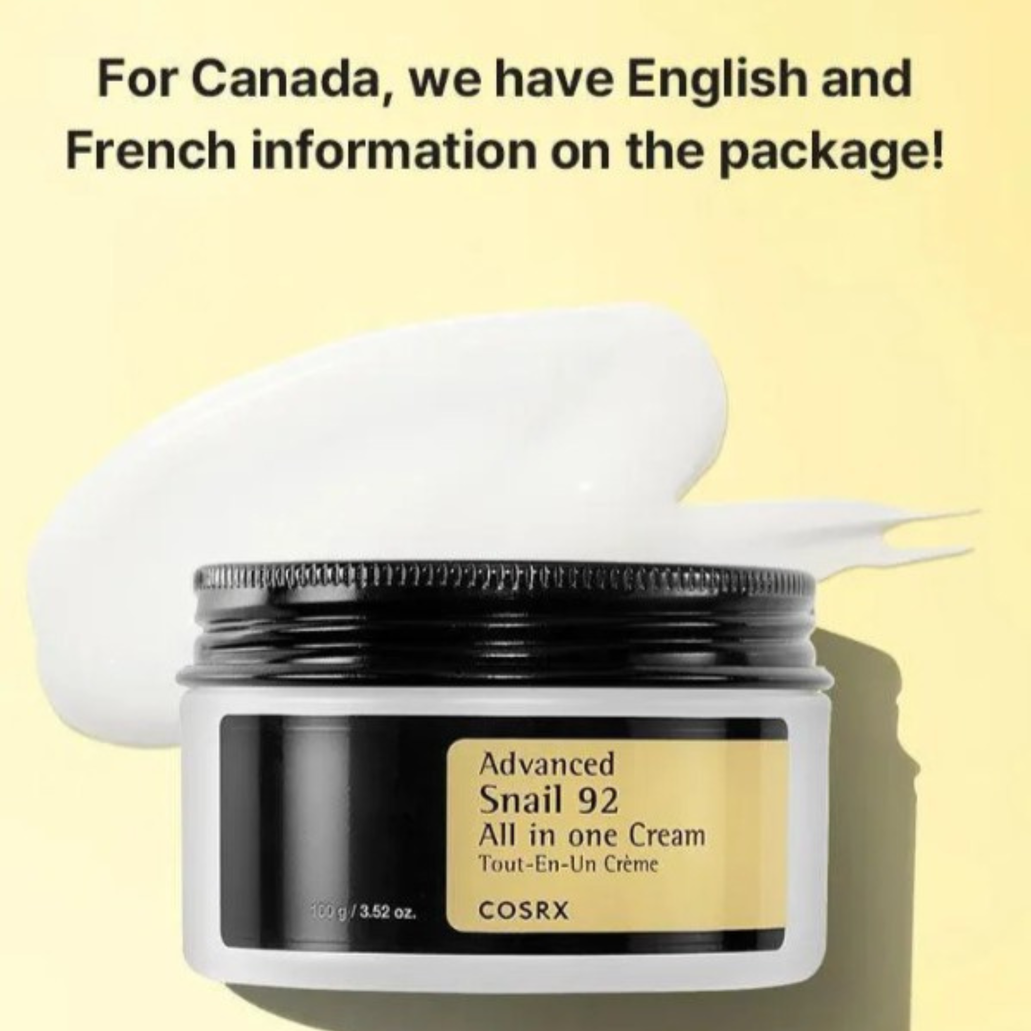 Cosrx Advanced Snail 92 All In One Cream 100gm