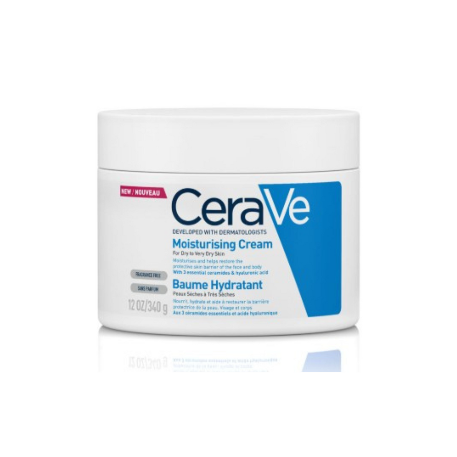 Cerave Moisturising Cream Baume Hydratant For Dry to Very Dry Skin 454gm