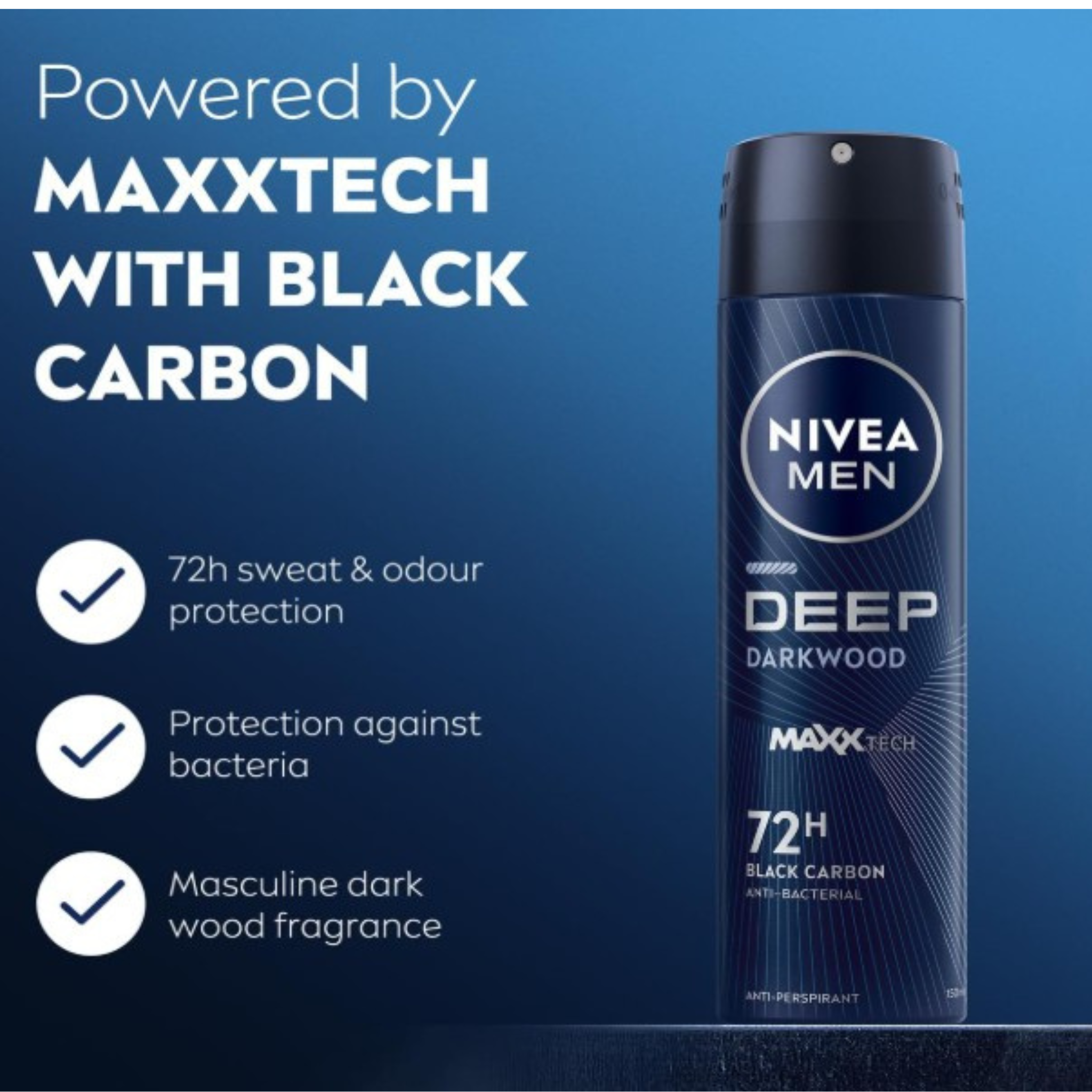 Nivea Antiperspirant Spray For Men Deep 150ml