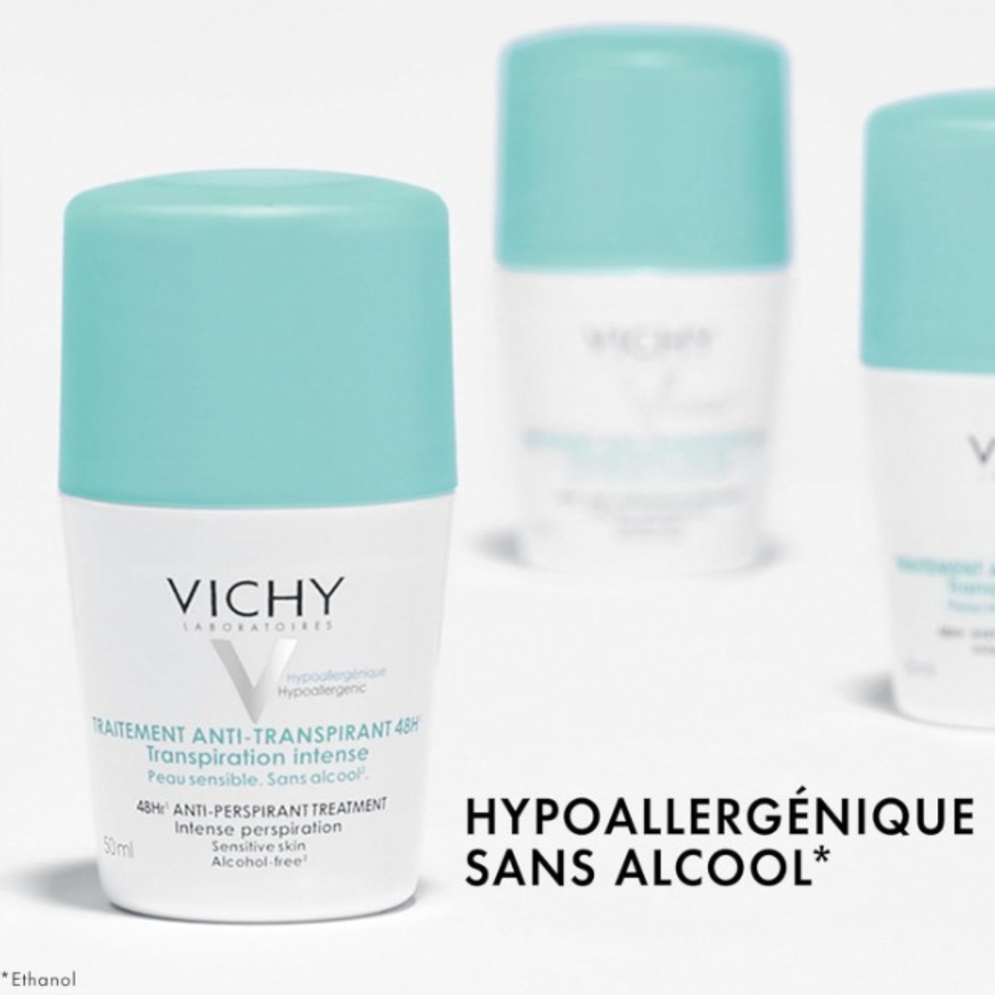 Vichy Deodorant48-hour Intensive Anti-Perspirant Treatment - Roll-On 50ml