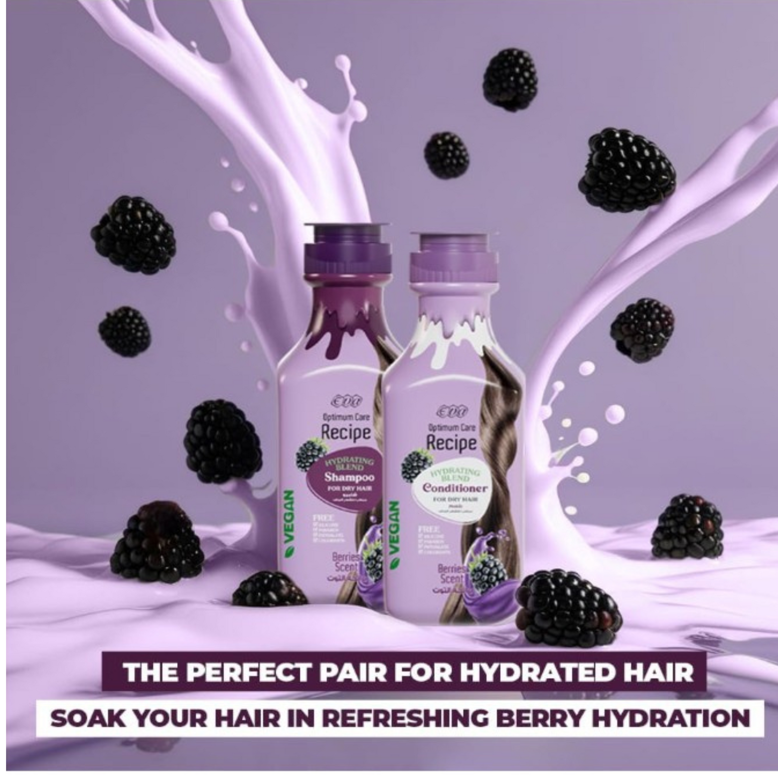 Eva Optimum Care Recipe Hydrating Blend Conditioner Berries Scent 350ml