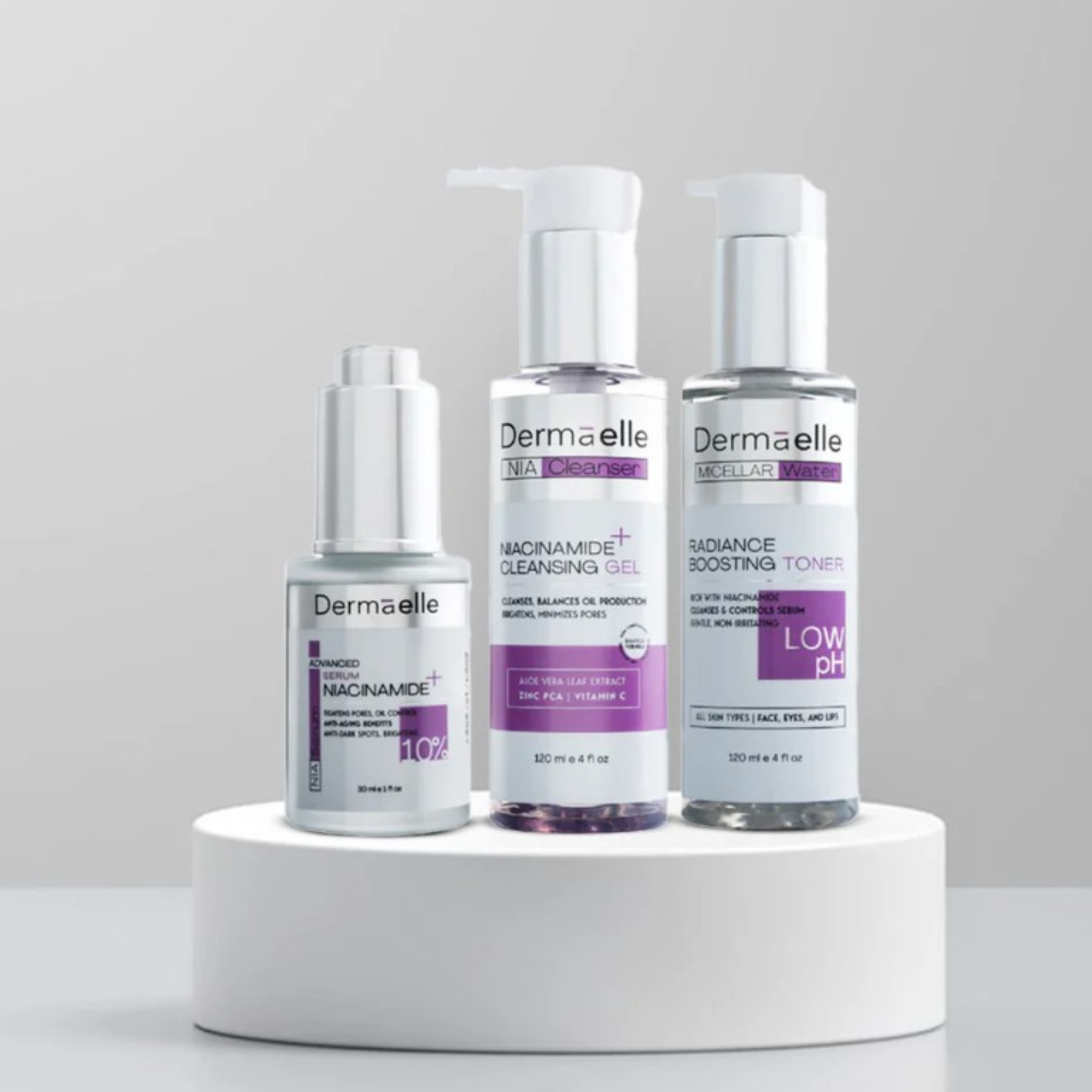 Dermaelle Advanced Niacinamide Serum Kit