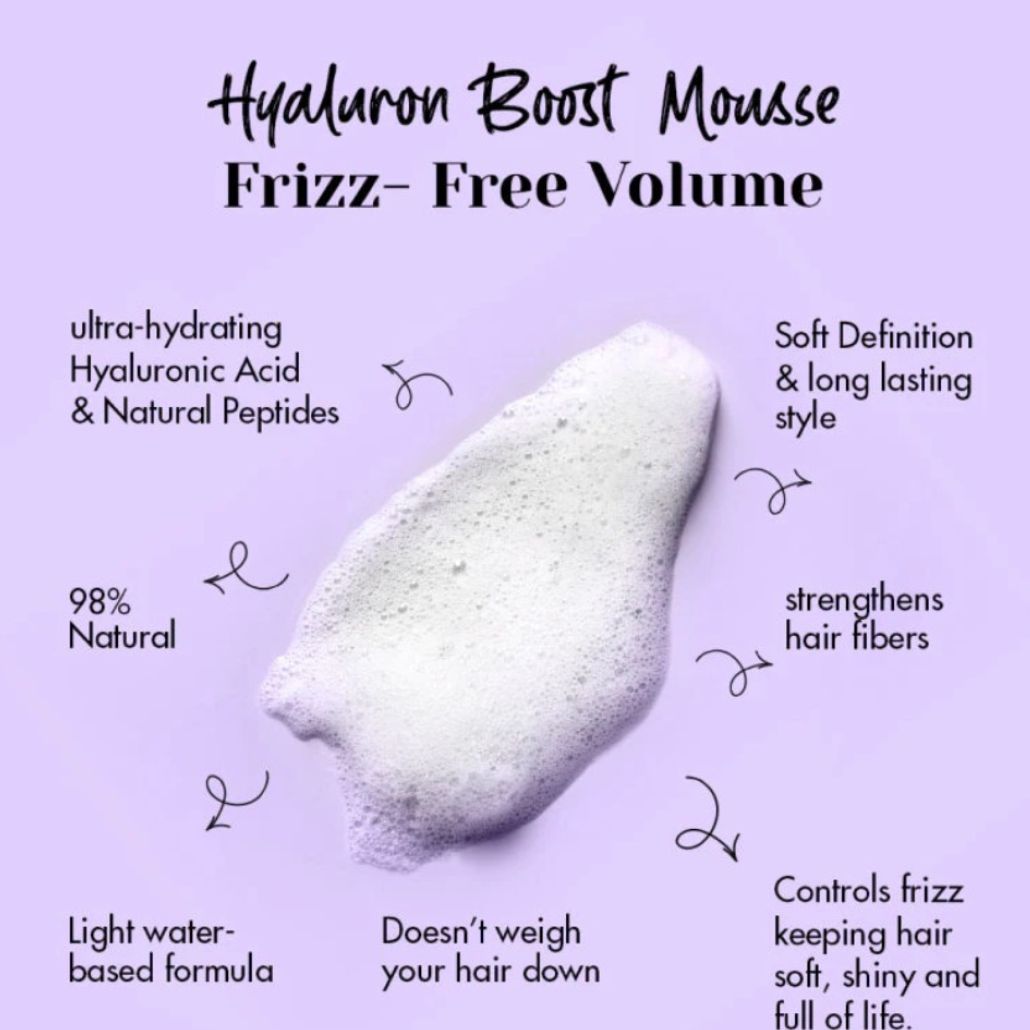 Joviality Hyaluron Boost Natural Styling Mousse 150ml