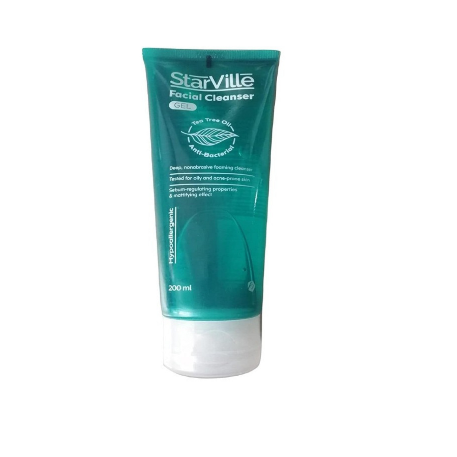 Starville Facial Cleanser Gel Tea Tree Oil Anti-Bacterial 200ml