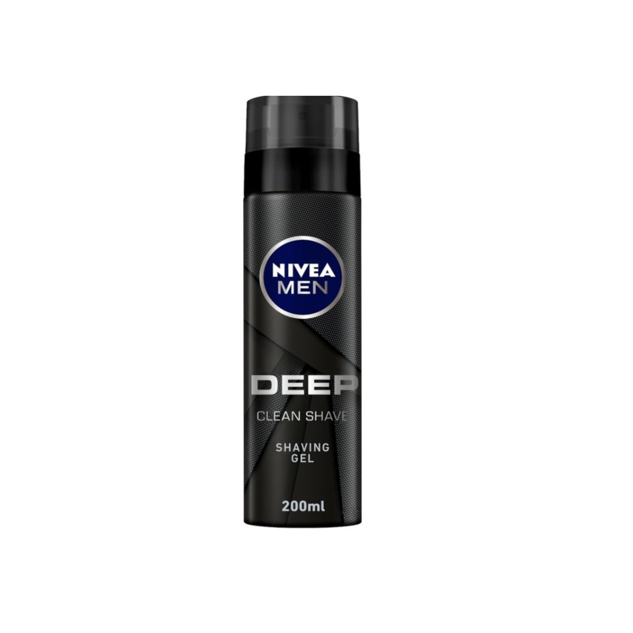 NIVEA MEN Shaving Gel DEEP Clean Shave Antibacterial Black Carbon 200ml