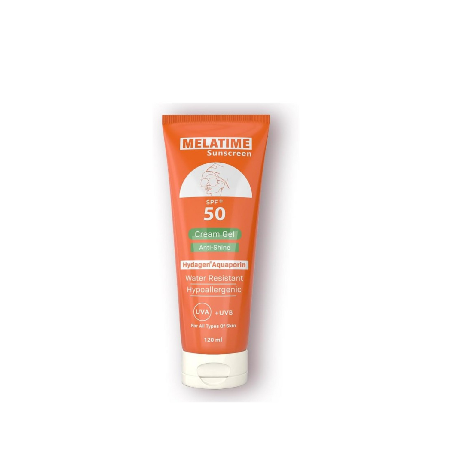 Melatime Sunscreen Cream Gel Anti-Shine 120ml