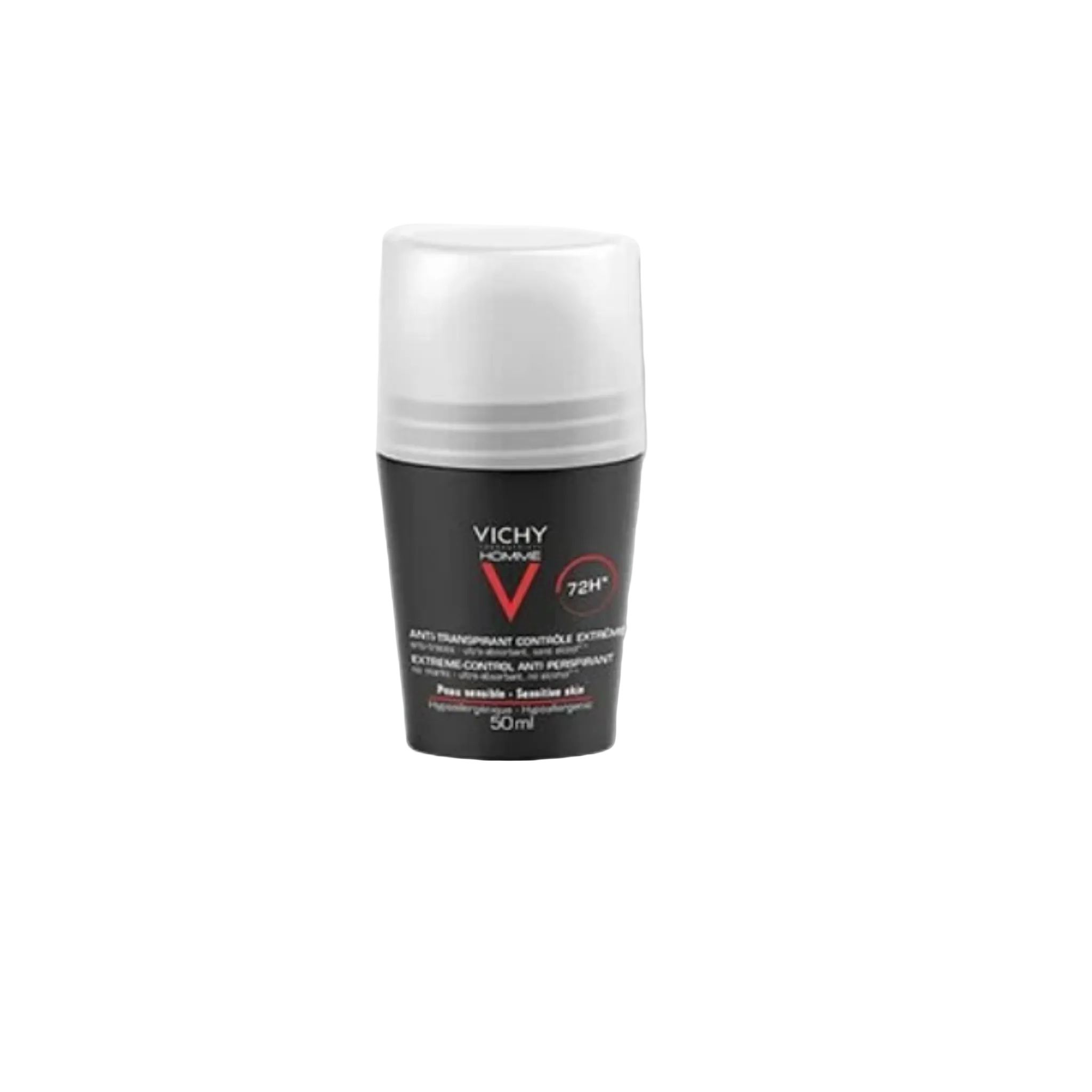 Vichy Homme 72H Anti Transpirant Controle Deodorant Extreme Black 50m