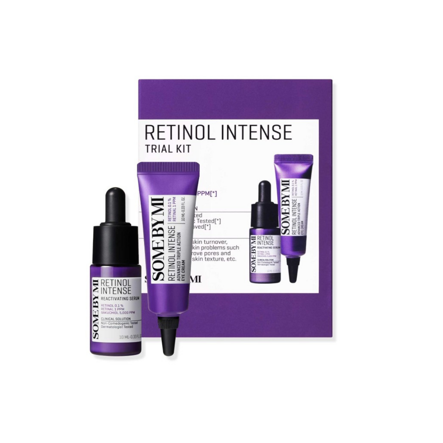 Some By Mi Retinol Intense Trial Kit (Retinol Eye Cream 10ml + Retinol Serum 10ml)