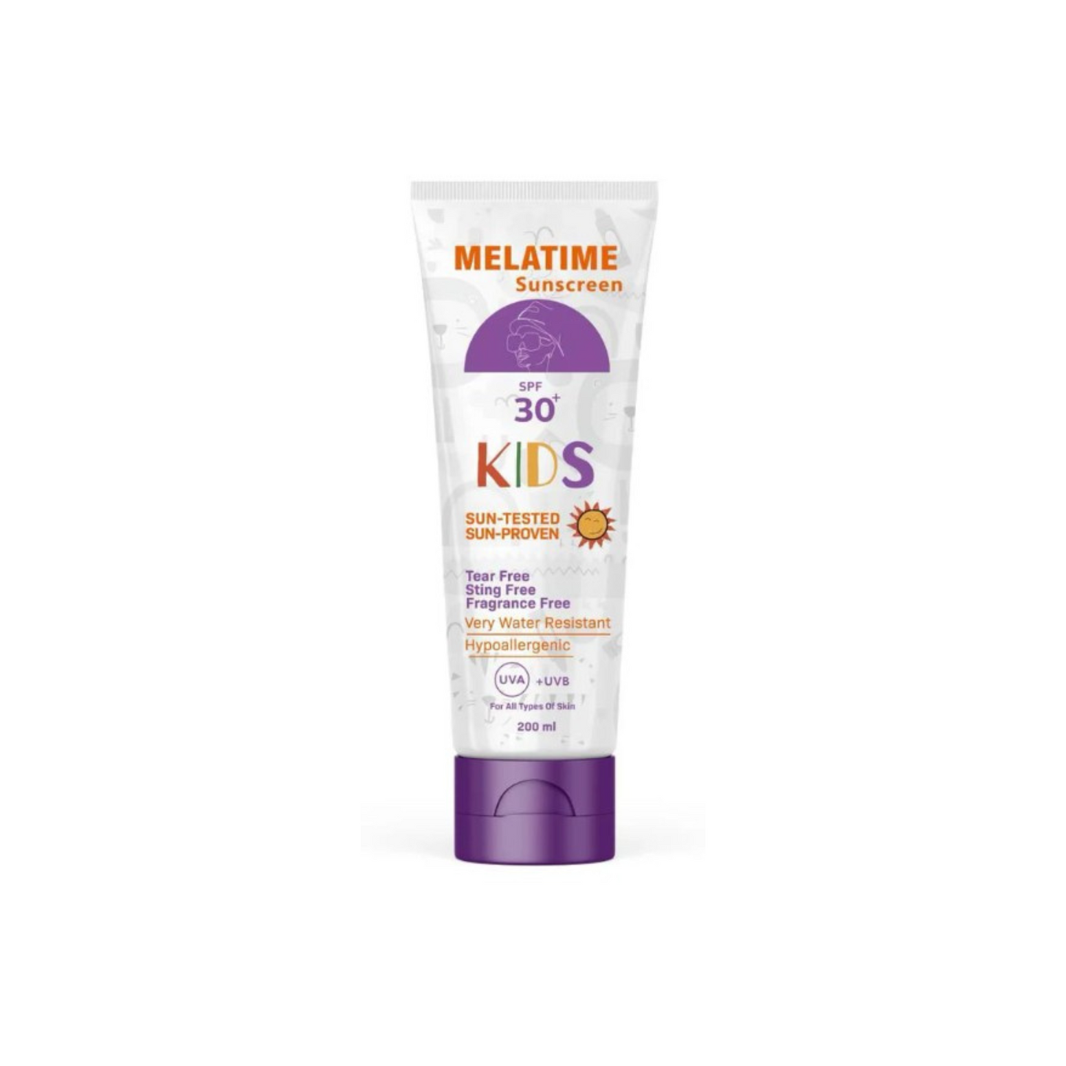 Melatime Sunscreen SPF 30+  For Kids 200ml