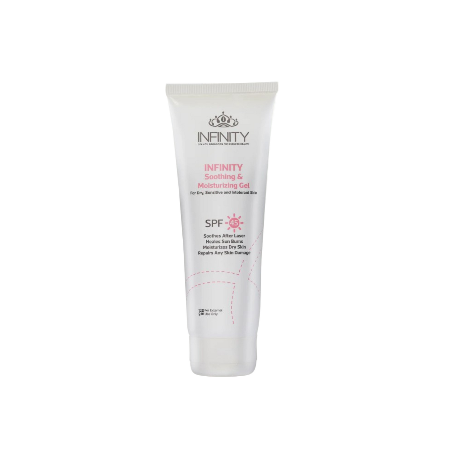 جل إنفينتي المهدئ والمرطب (SPF45) 120 جم
