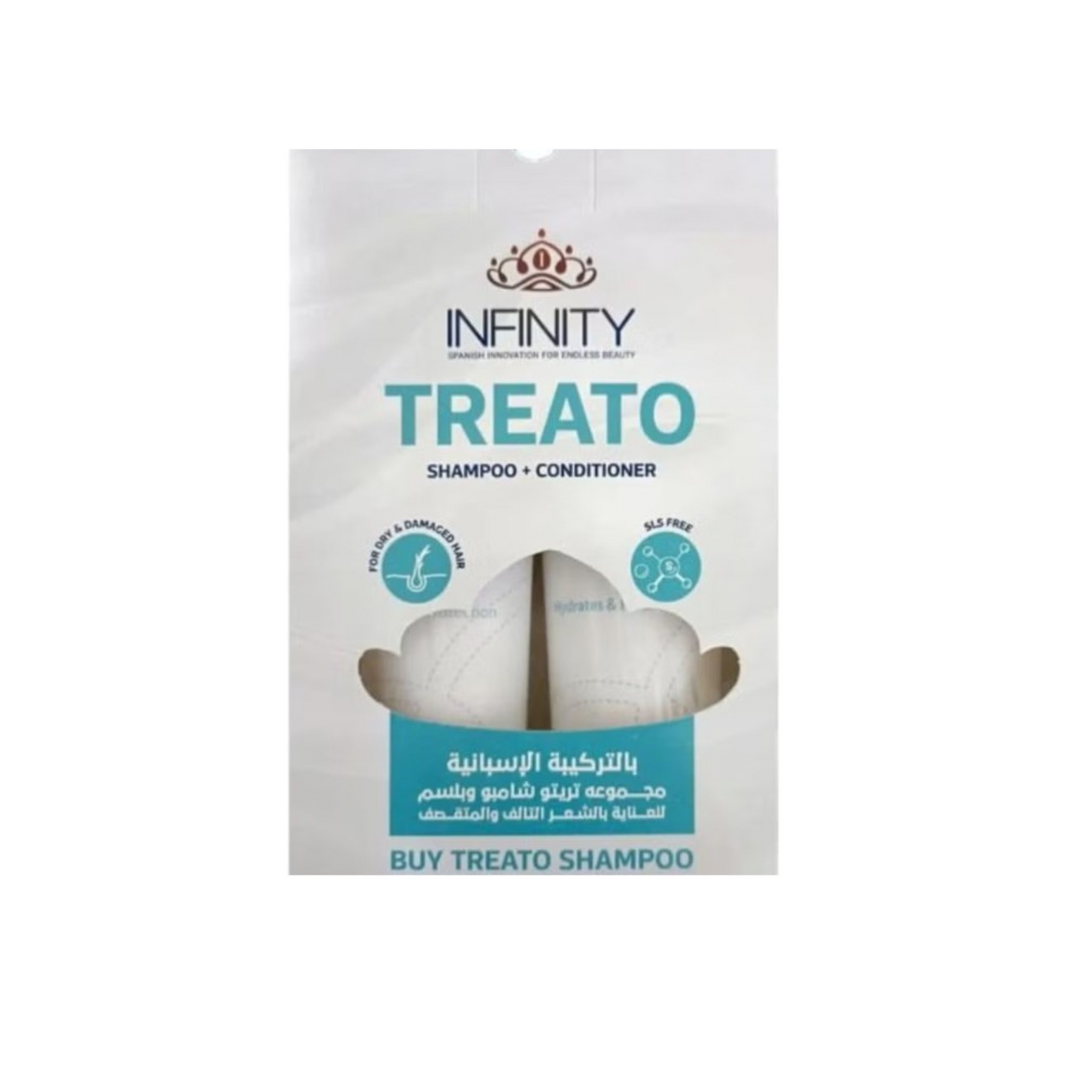 Infinty Top Hair Shampoo And Conditioner Offer "Blue" 250ml For Each One