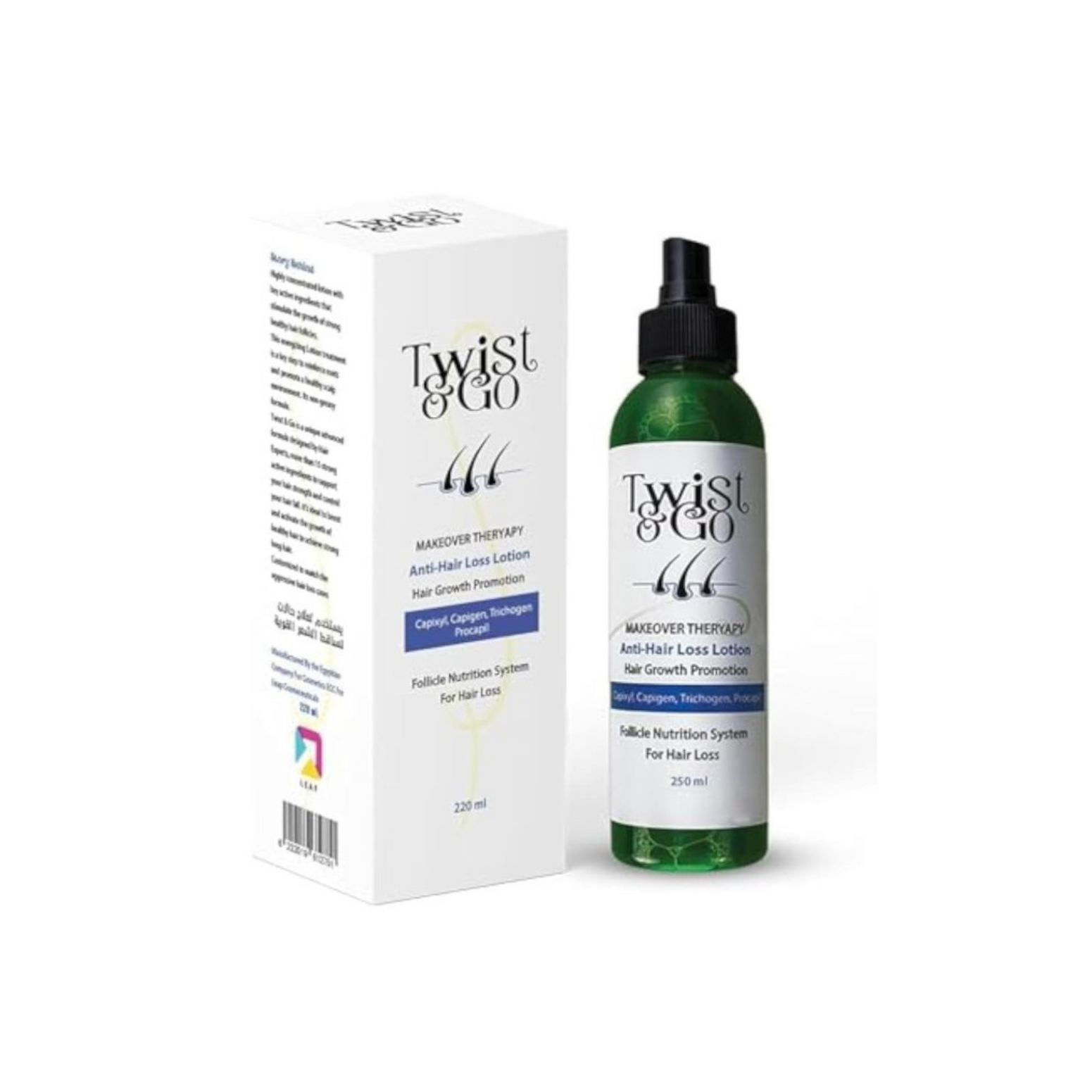 Twist & Go Hair Lotion Makeover Therapy 250ml