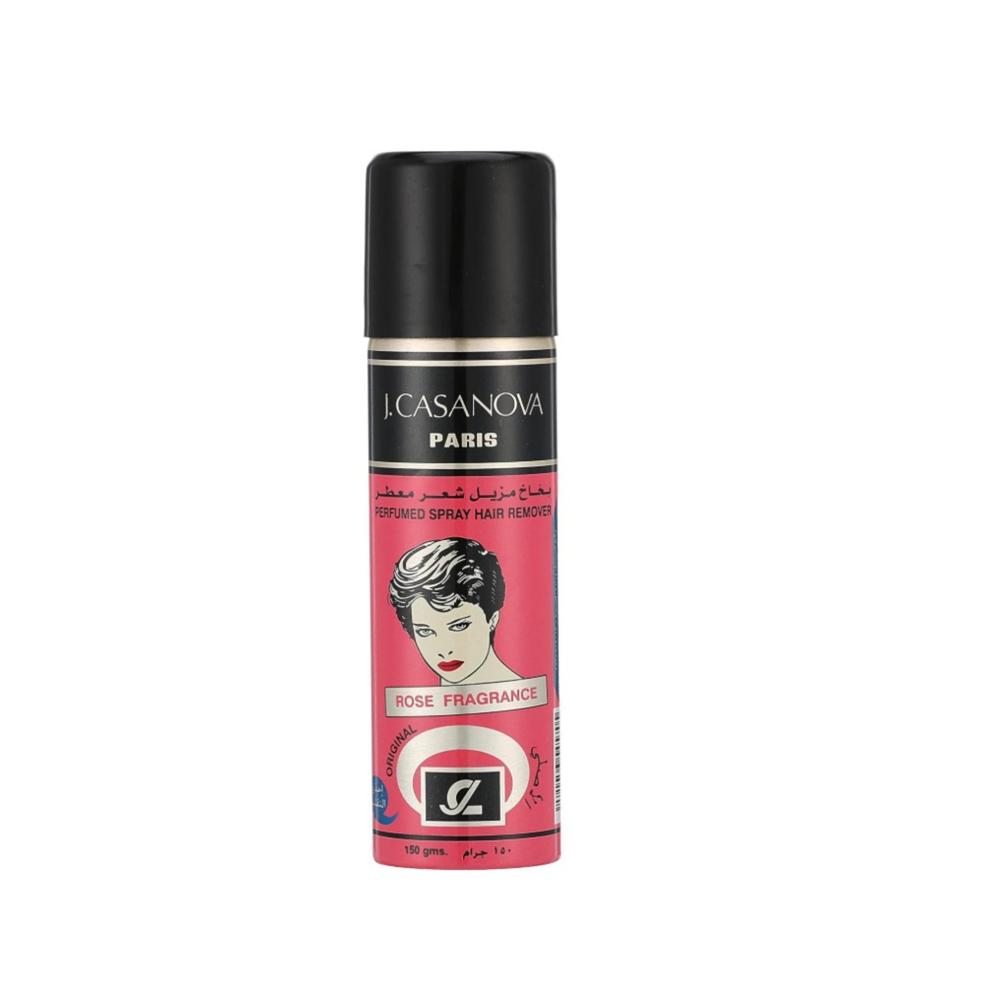 J.casanova Perfumed Spray hair Remover Rose 150 gm.