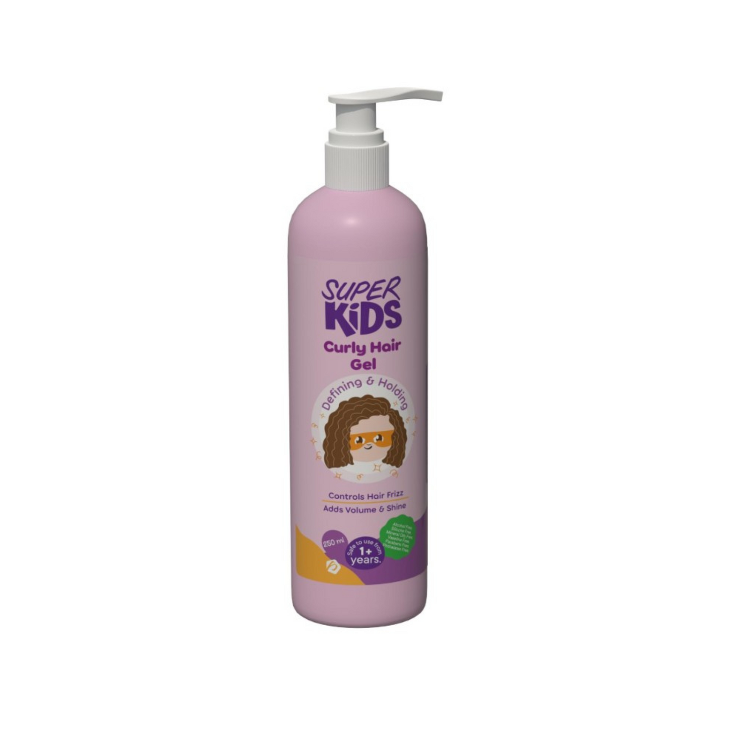Super Kids Curly Hair Gel Defining & Holding 250ml