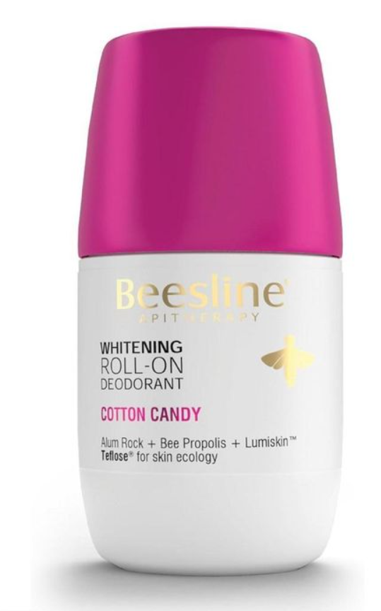 Beesline Whitening Roll-On Deodorant - Cotton Candy 50ml