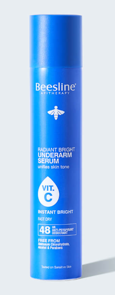 Beesline Radiant Bright Underarm Spray Serum Instant Bright 150ml