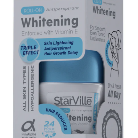 Starville Whitening Roll-On Hair Reducer 60ml