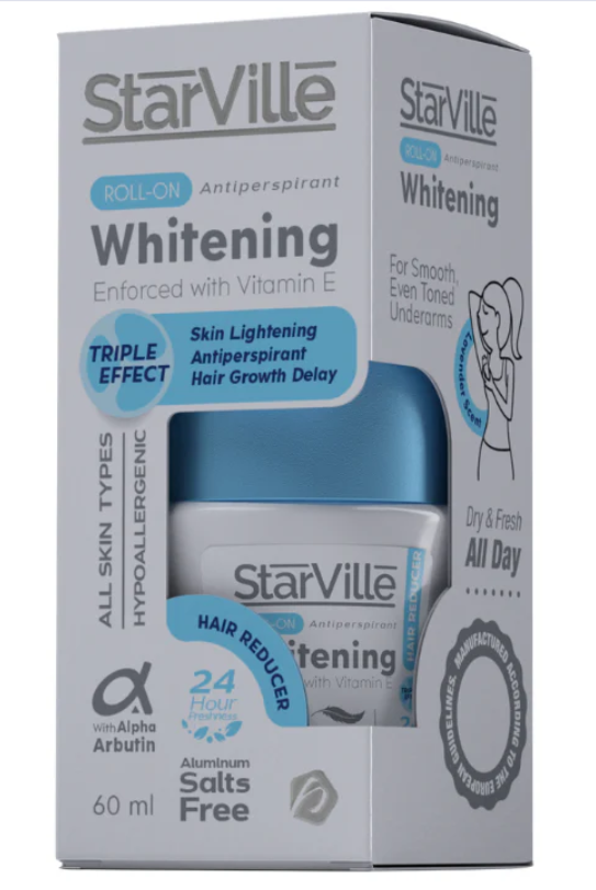 Starville Whitening Roll-On Hair Reducer 60ml