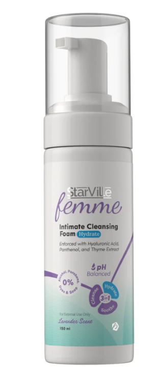 Starville  Femme Intimate Cleansing Foam Hydrate 150ml